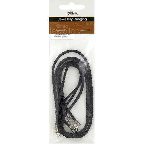 Twine Plaited Necklace with Clasp (available in 2 colours)